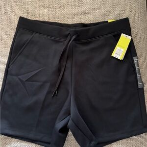 all in motion Men's Black Athletic Drawstring Shorts